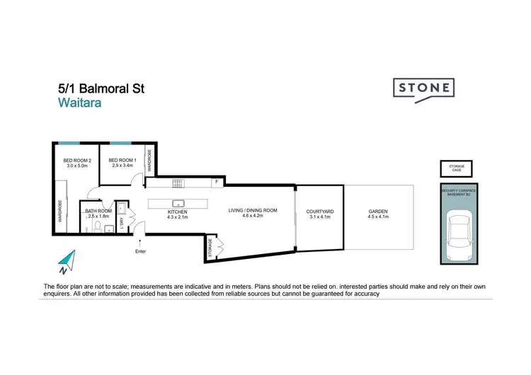 Floorplan of Homely apartment listing, 5/1 Balmoral Street, Waitara NSW 2077