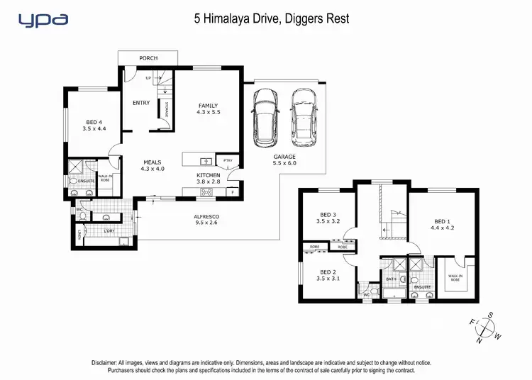 Floorplan of Homely house listing, 5 Himalaya Drive, Diggers Rest VIC 3427