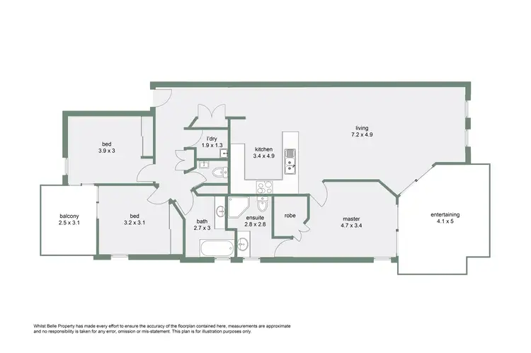 Floorplan of Homely apartment listing, 9/23-25 Veivers Road, Palm Cove QLD 4879