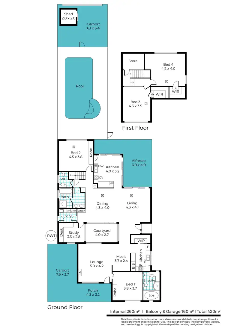 Floorplan of Homely house listing, 34 Terminus Street, Grange SA 5022