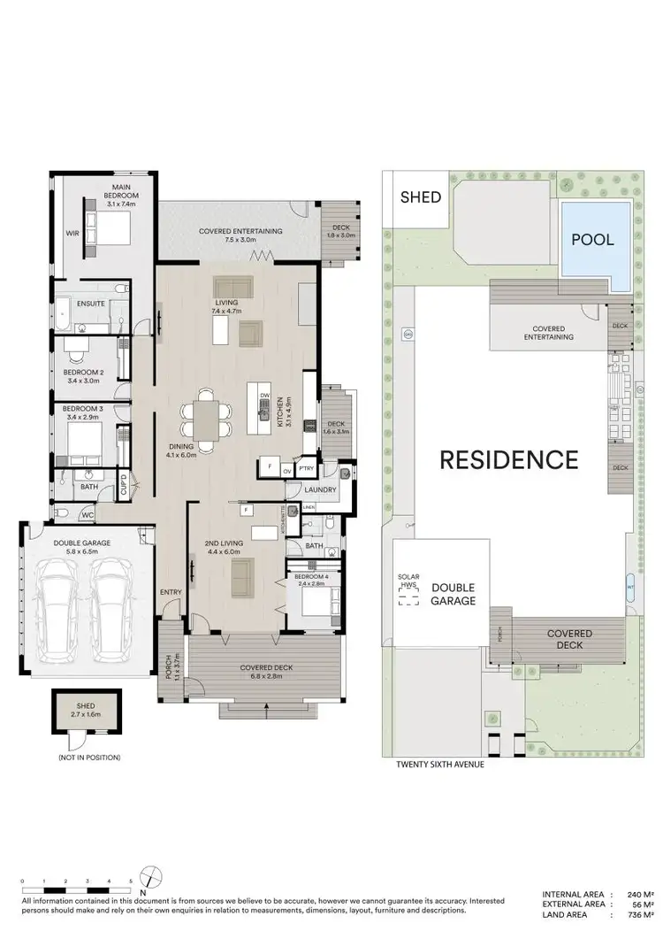 Floorplan of Homely house listing, 64 Twenty Sixth Avenue, Palm Beach QLD 4221