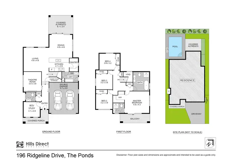 Floorplan of Homely house listing, 196 Ridgeline Drive, The Ponds NSW 2769