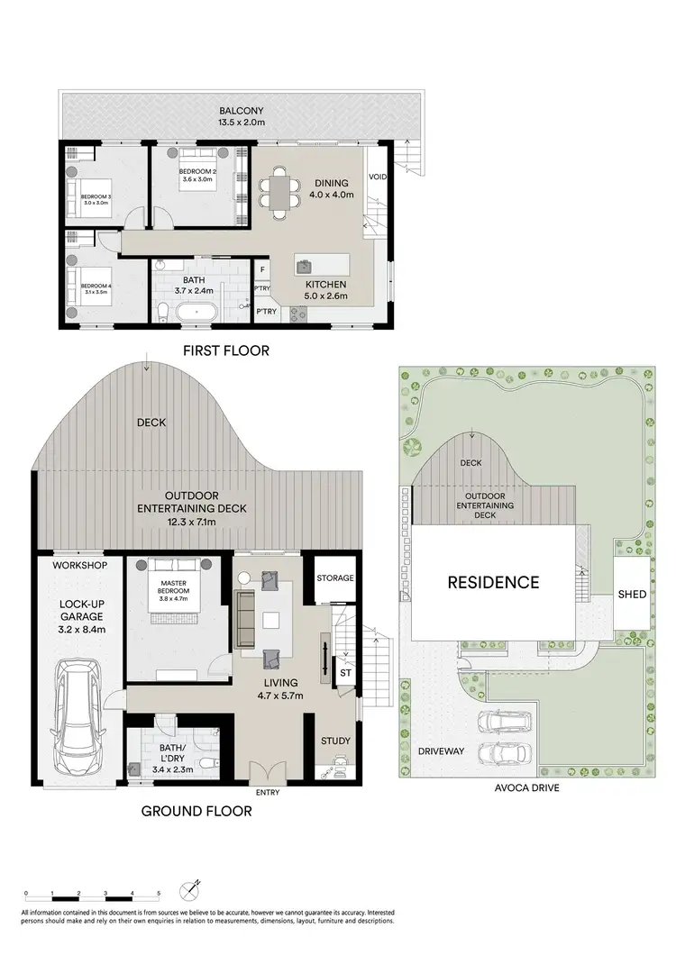 Floorplan of Homely house listing, 191 Avoca Drive, Green Point NSW 2251