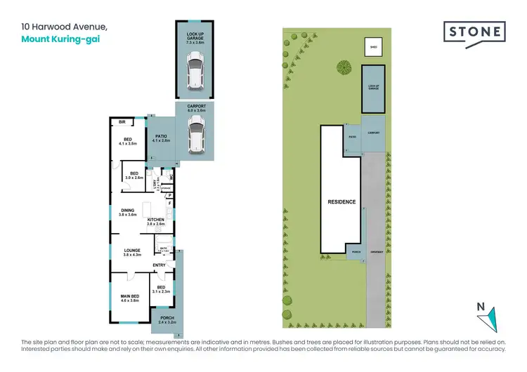 Floorplan of Homely house listing, 10 Harwood Avenue, Mount Kuring-Gai NSW 2080