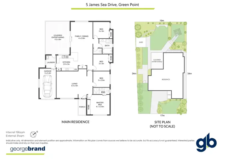 Floorplan of Homely house listing, 5 James Sea Drive, Green Point NSW 2251