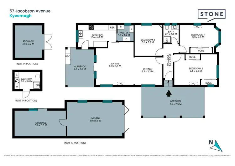 Floorplan of Homely house listing, 57 Jacobson Avenue, Kyeemagh NSW 2216