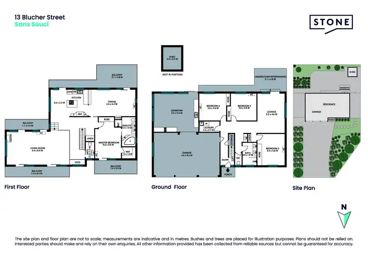 Floorplan of Homely house listing, 13 Blucher Street, Sans Souci NSW 2219
