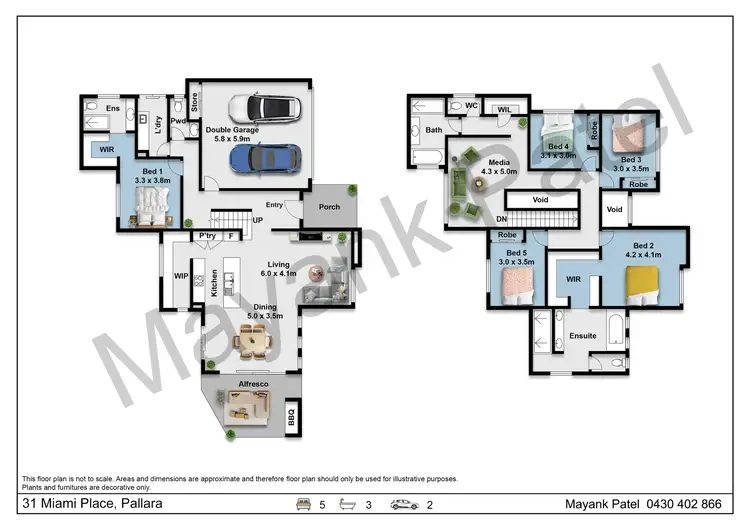 Floorplan of Homely house listing, 31 Miami Place, Pallara QLD 4110