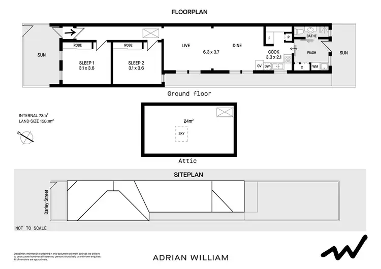 Floorplan of Homely house listing, 2A Darley Street, Newtown NSW 2042