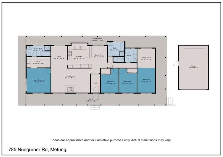 Floorplan of Homely rural property listing, 785 Nungurner Road, Metung VIC 3904