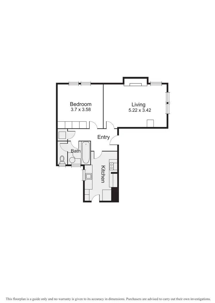 Floorplan of Homely apartment listing, 17/17a Milton Street, Elwood VIC 3184