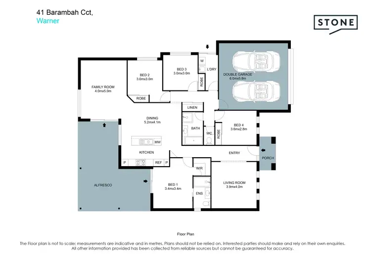 Floorplan of Homely house listing, 41 Barambah Circuit, Warner QLD 4500