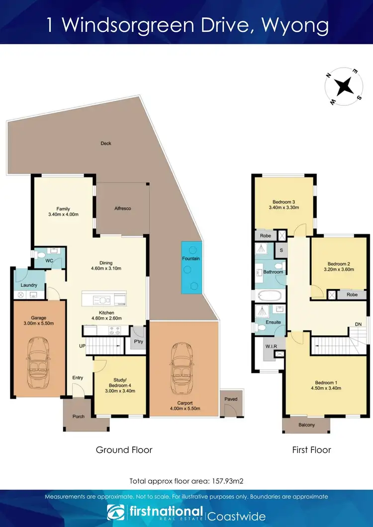 Floorplan of Homely house listing, 1 Windsorgreen Drive, Wyong NSW 2259