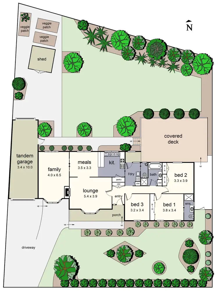 Floorplan of Homely house listing, 5 Waree Street, Lilydale VIC 3140