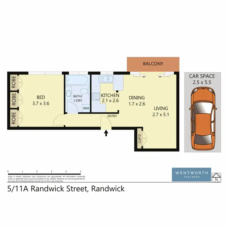 Floorplan of Homely apartment listing, 5/11A Randwick Street, Randwick NSW 2031