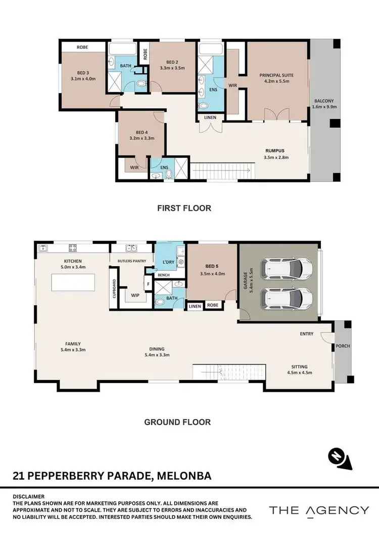 Floorplan of Homely house listing, 21 Pepperberry Parade (Melonba), Marsden Park NSW 2765