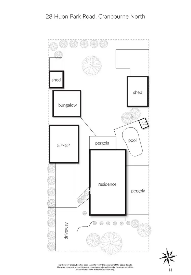Floorplan of Homely house listing, 28 Huon Park Road, Cranbourne North VIC 3977