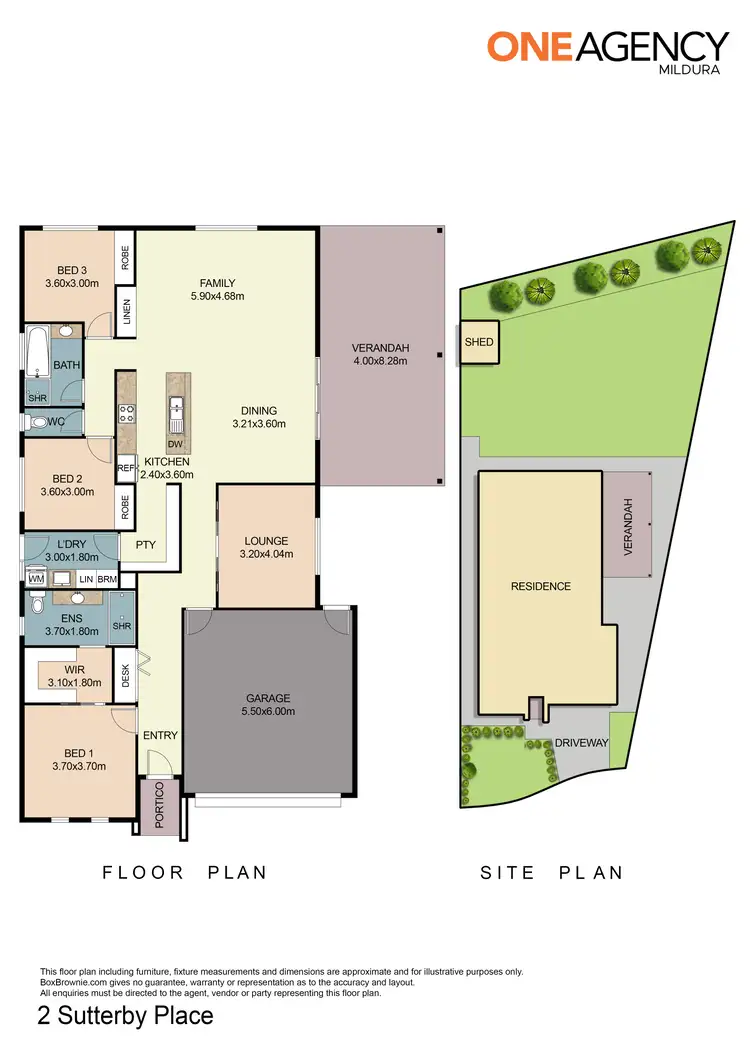 Floorplan of Homely house listing, 2 Sutterby Place, Red Cliffs VIC 3496