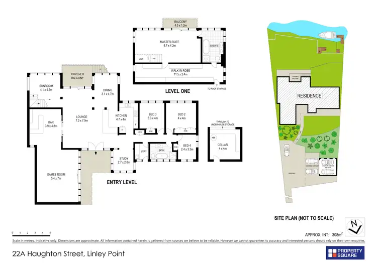 Floorplan of Homely house listing, 22A Haughton Street, Linley Point NSW 2066