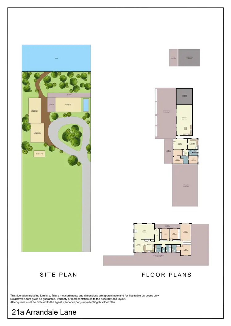 Floorplan of Homely house listing, 21A Arrandale Lane, Wentworth NSW 2648