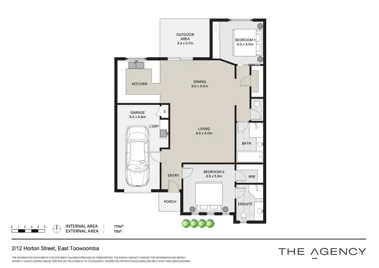 Floorplan of Homely apartment listing, 2/12 Horton Street, East Toowoomba QLD 4350