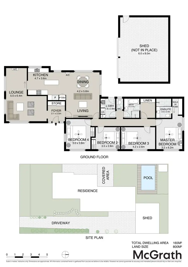 Floorplan of Homely house listing, 8 Sahara Road, Glass House Mountains QLD 4518