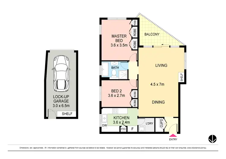 Floorplan of Homely apartment listing, 17/11 Harrison Street, Cremorne NSW 2090
