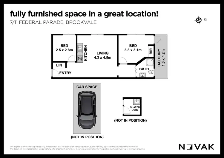 Floorplan of Homely apartment listing, 7/11 Federal Parade, Brookvale NSW 2100