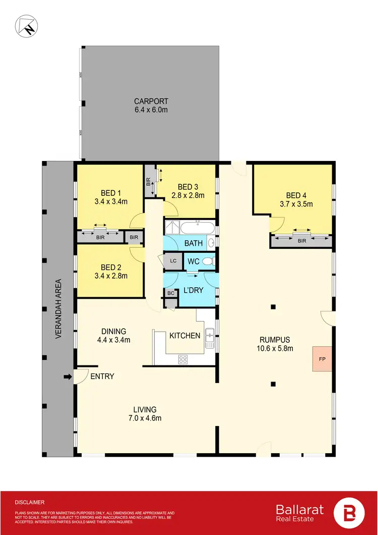 Floorplan of Homely house listing, 17 Berna Court, Ross Creek VIC 3351
