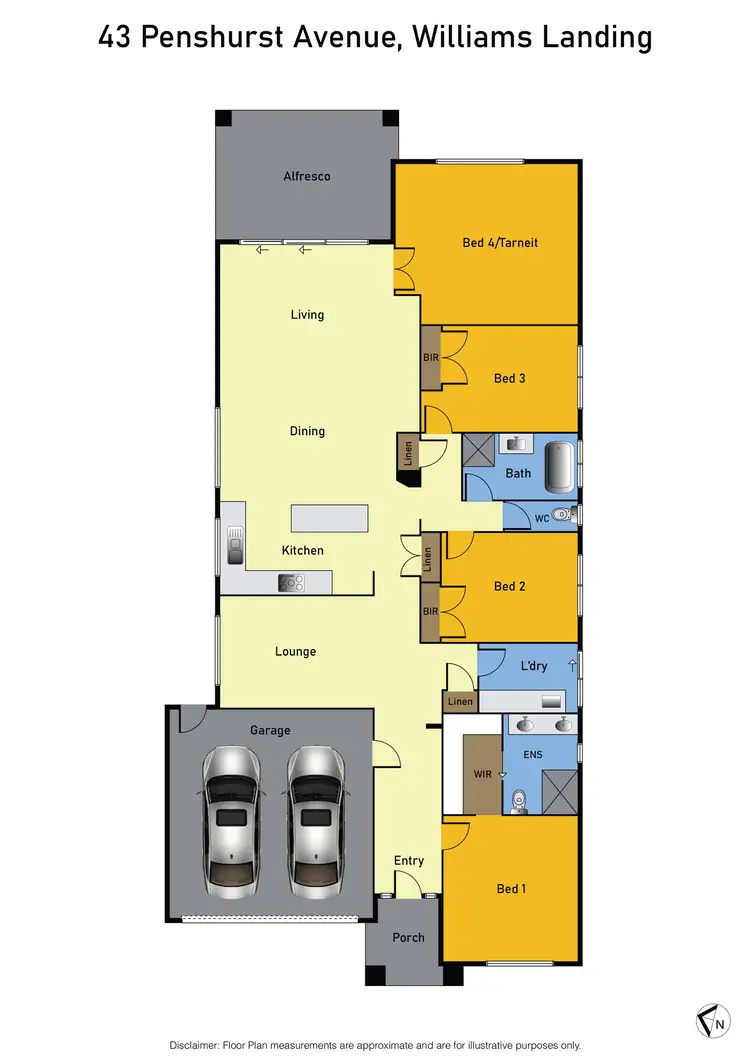 Floorplan of Homely house listing, 43 Penshurst Avenue, Williams Landing VIC 3027
