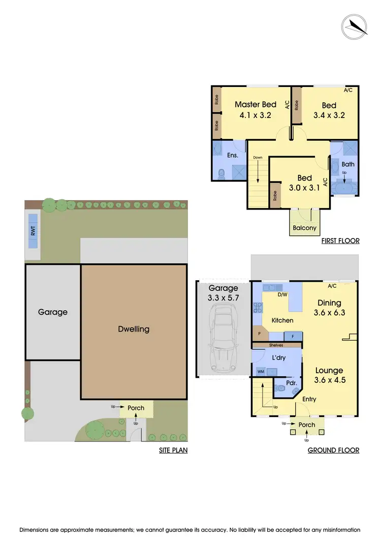 Floorplan of Homely townhouse listing, 5 Bright Avenue, Altona North VIC 3025