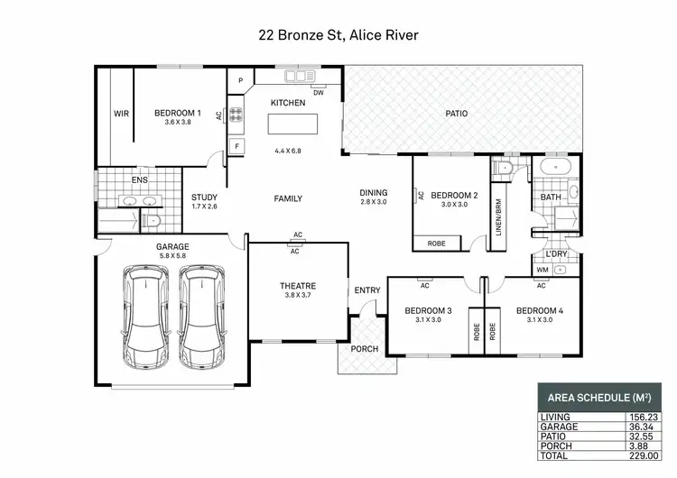 Floorplan of Homely house listing, 22 Bronze Street, Alice River QLD 4817