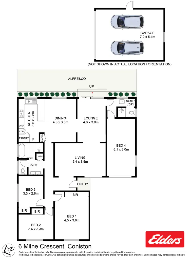 Floorplan of Homely house listing, 6 Milne Crescent, Coniston NSW 2500