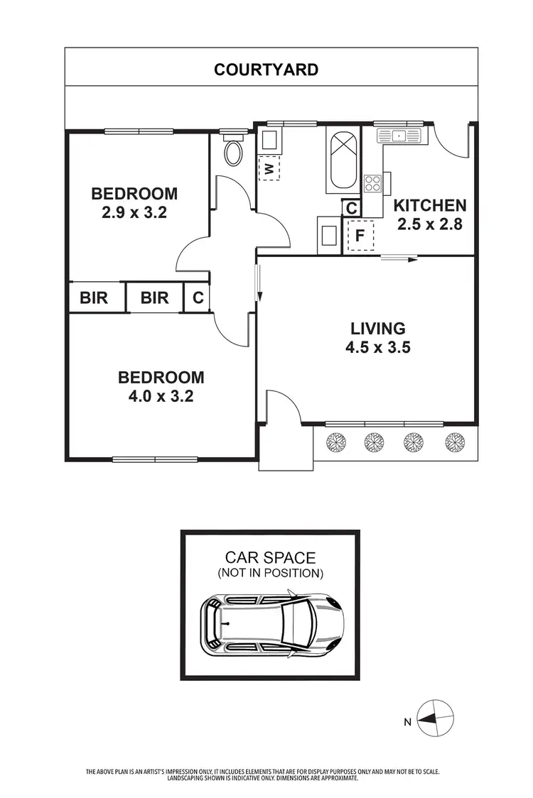 Floorplan of Homely unit listing, 10/159 Westgarth Street, Northcote VIC 3070