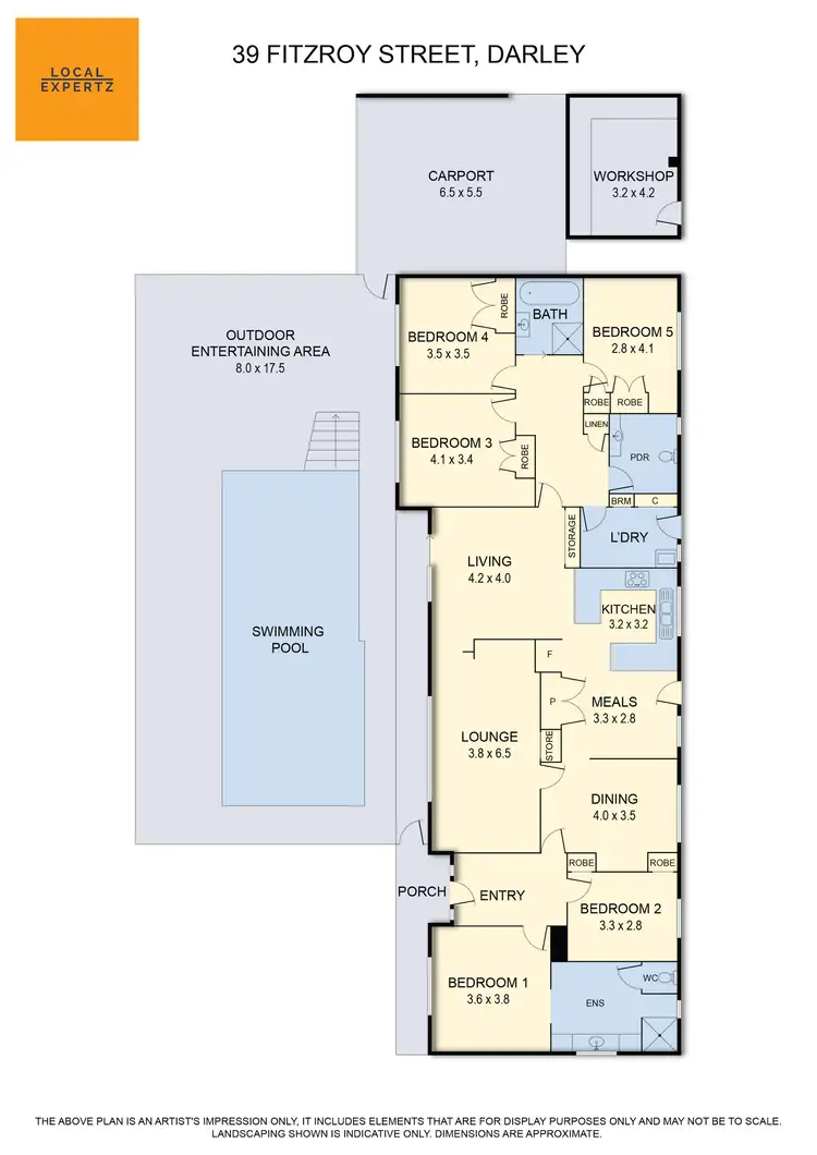 Floorplan of Homely house listing, 39 Fitzroy Street, Darley VIC 3340