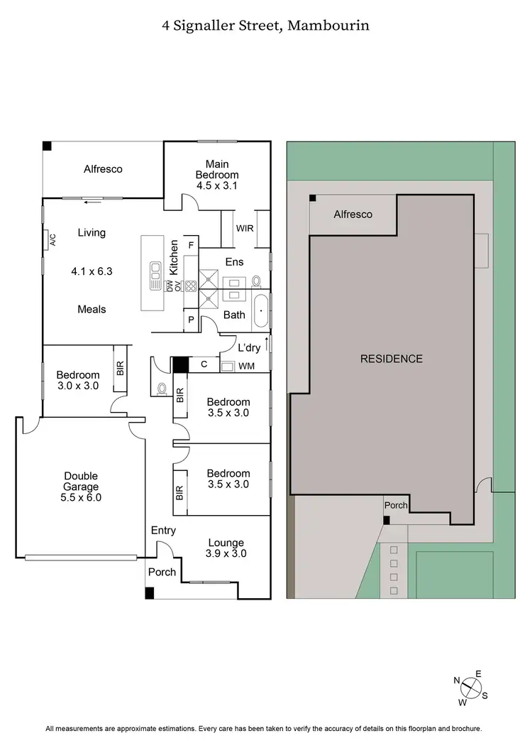 Floorplan of Homely house listing, 4 Signaller Street, Mambourin VIC 3024