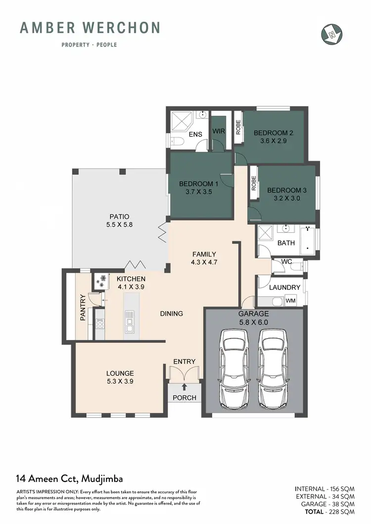 Floorplan of Homely house listing, 14 Ameen Circuit, Mudjimba QLD 4564