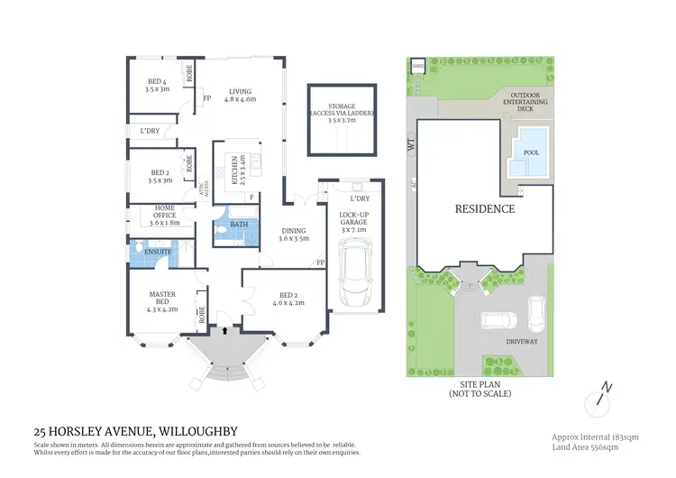 Floorplan of Homely house listing, 25 Horsley Avenue, Willoughby NSW 2068