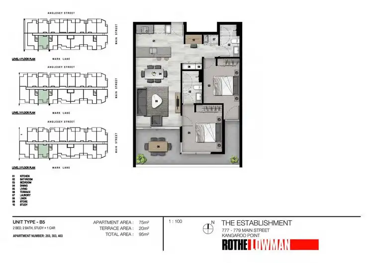 Floorplan of Homely apartment listing, 303/36 Anglesey Street, Kangaroo Point QLD 4169