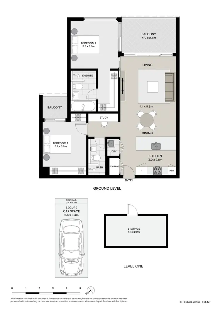 Floorplan of Homely unit listing, G05/255 Morrison Road, Ryde NSW 2112
