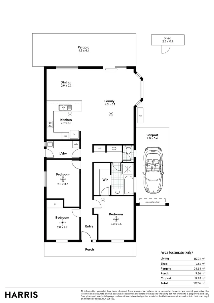 Floorplan of Homely unit listing, 10/3-5 Sophie Lane, Pooraka SA 5095