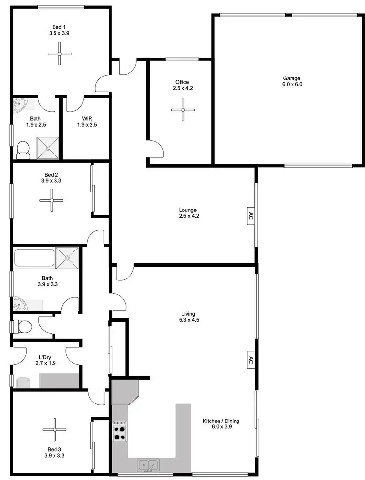 Floorplan of Homely house listing, 14 Cove View Drive, Port Lincoln SA 5606