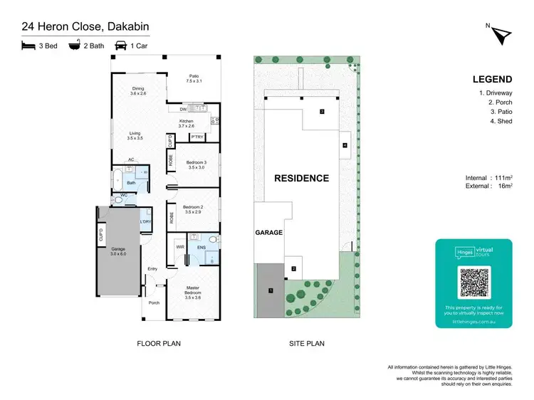 Floorplan of Homely house listing, 24 Heron Close, Dakabin QLD 4503