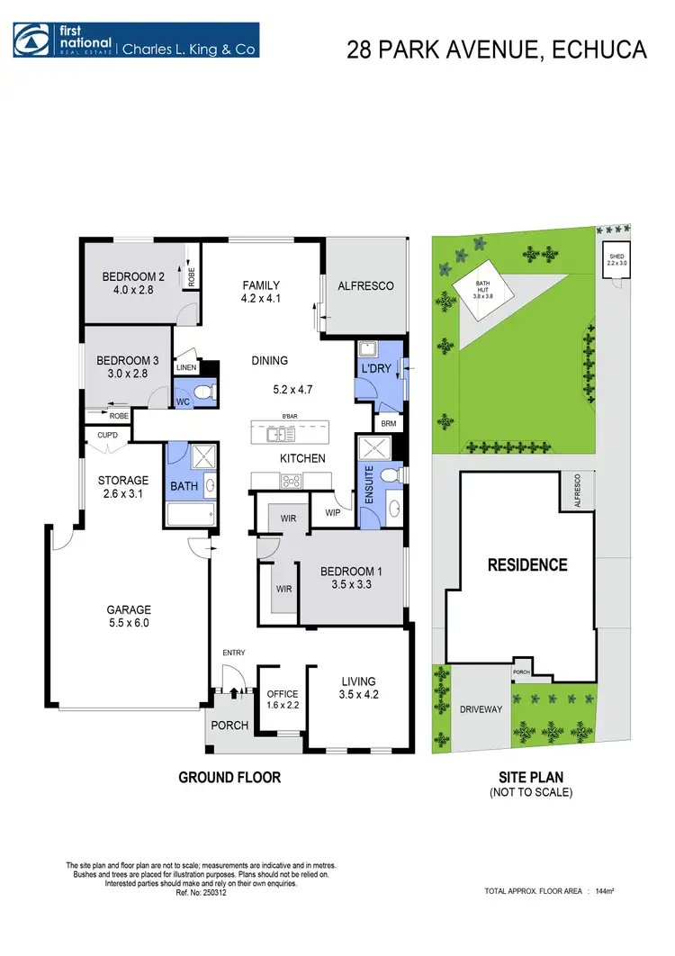 Floorplan of Homely house listing, 28 Park Avenue, Echuca VIC 3564