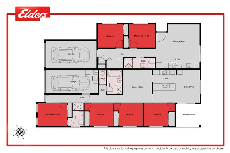 Floorplan of Homely semi-detached listing, 54 & 54a Grey Gum Road, Taree NSW 2430