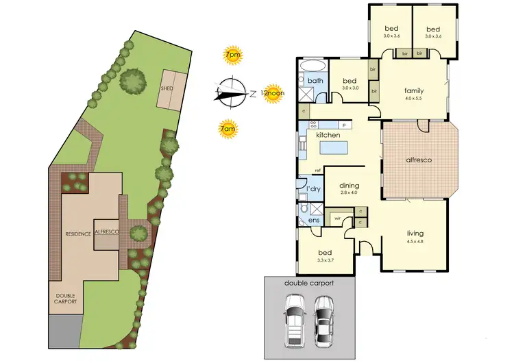 Floorplan of Homely house listing, 118 Grimwade Crescent, Frankston VIC 3199