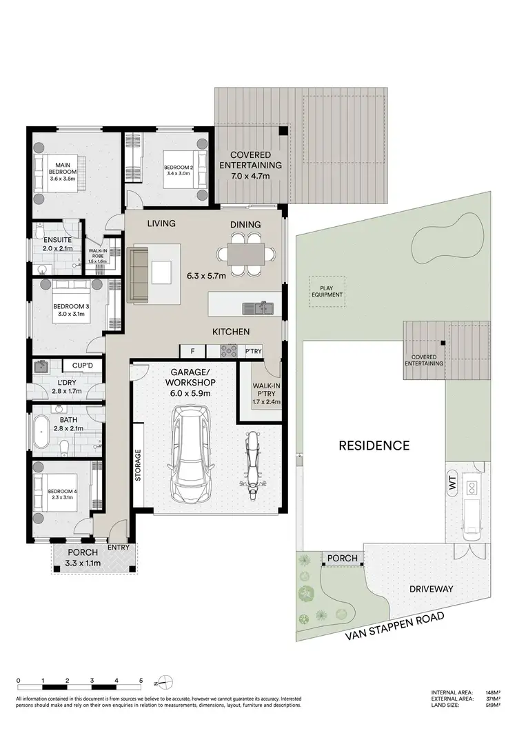 Floorplan of Homely house listing, 38 Van Stappen Road, Wadalba NSW 2259