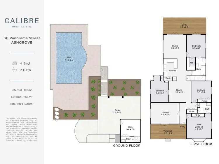 Floorplan of Homely house listing, 30 Panorama Street, Ashgrove QLD 4060
