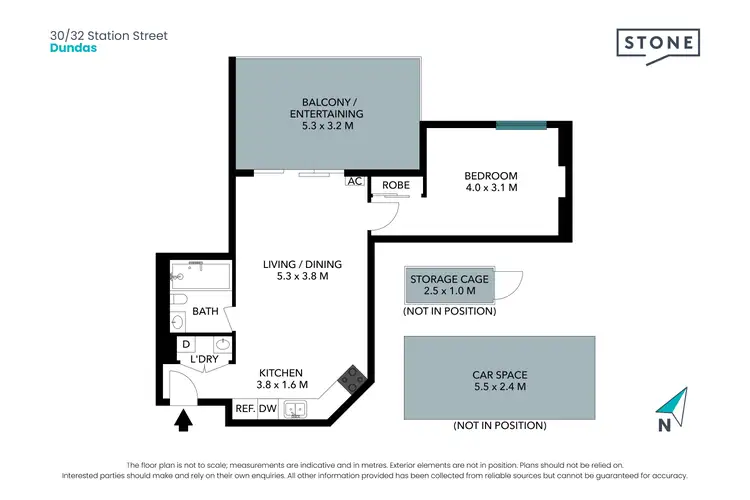 Floorplan of Homely apartment listing, 30/32 Station Street, Dundas NSW 2117