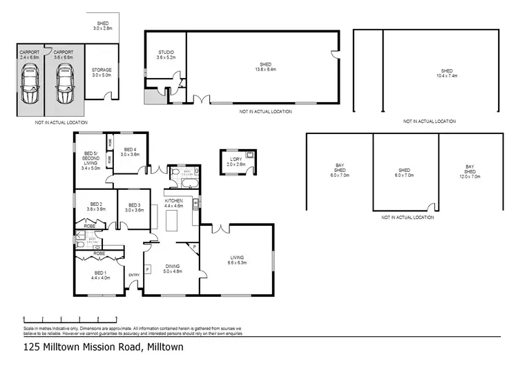 Floorplan of Homely rural property listing, 125 Milltown Mission Road, Milltown VIC 3304
